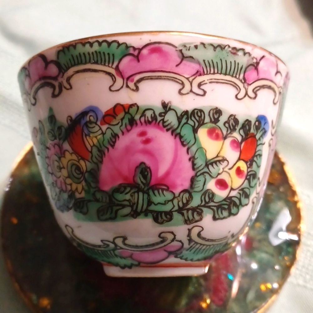 Vintage Hand Painted Japanese Porcelin Ware ACF Tea Cup
